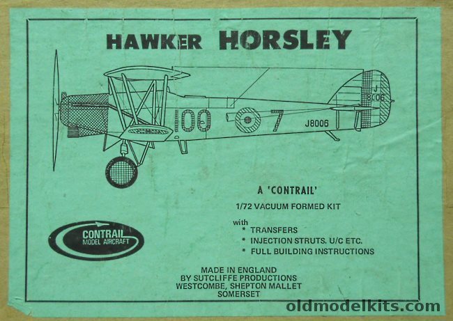 Contrail 1/72 Hawker Horsley plastic model kit